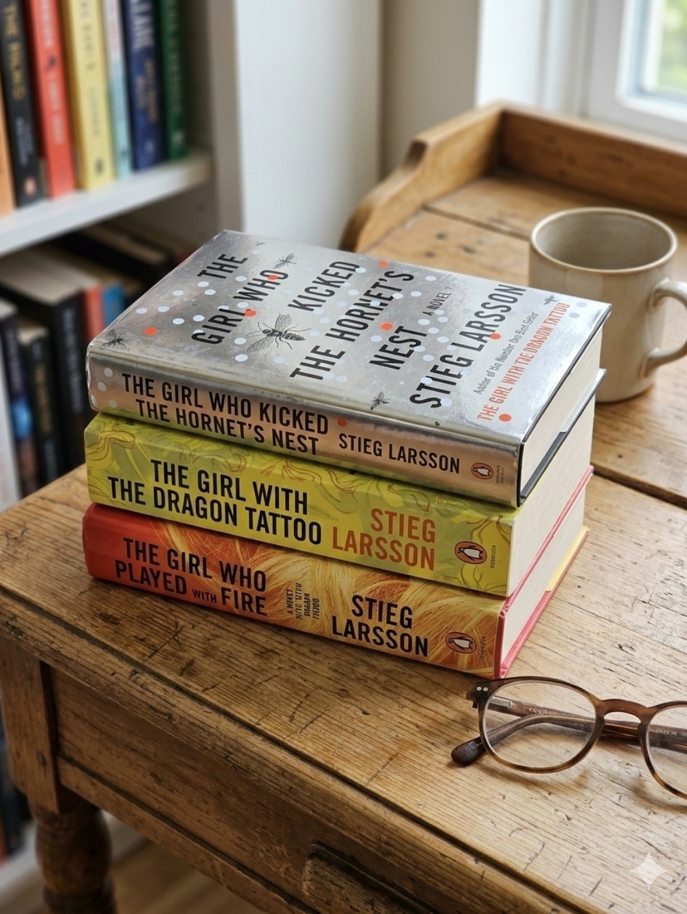 Stein Larson: The Girl with the Dragon  Tattoo Series.